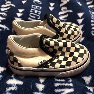 Baby checked Vans shoes